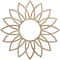Ekena Millwork Daisy Wood Fretwork Pierced Ceiling Medallion, Red Oak, 24"OD x 8 3/8"ID x 3/8"T CMWP24X24X0375DARO - alternate 1